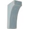Ekena Millwork 3 1/2"W x 6"D x 10"H Clarksville Wood Vintage Decor Bracket, Driftwood Blue BKTWD04X06X10CVBU - alternate 1